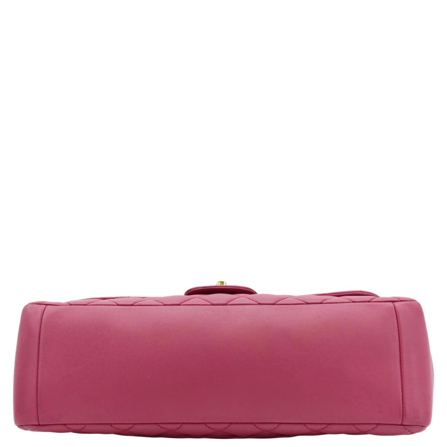 CHANEL Mademoiselle Chic Flap Medium Leather Shoulder Bag Pink