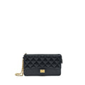 Chanel Reissue Zippy Pouch Quilted Calfskin Black Ruthenium