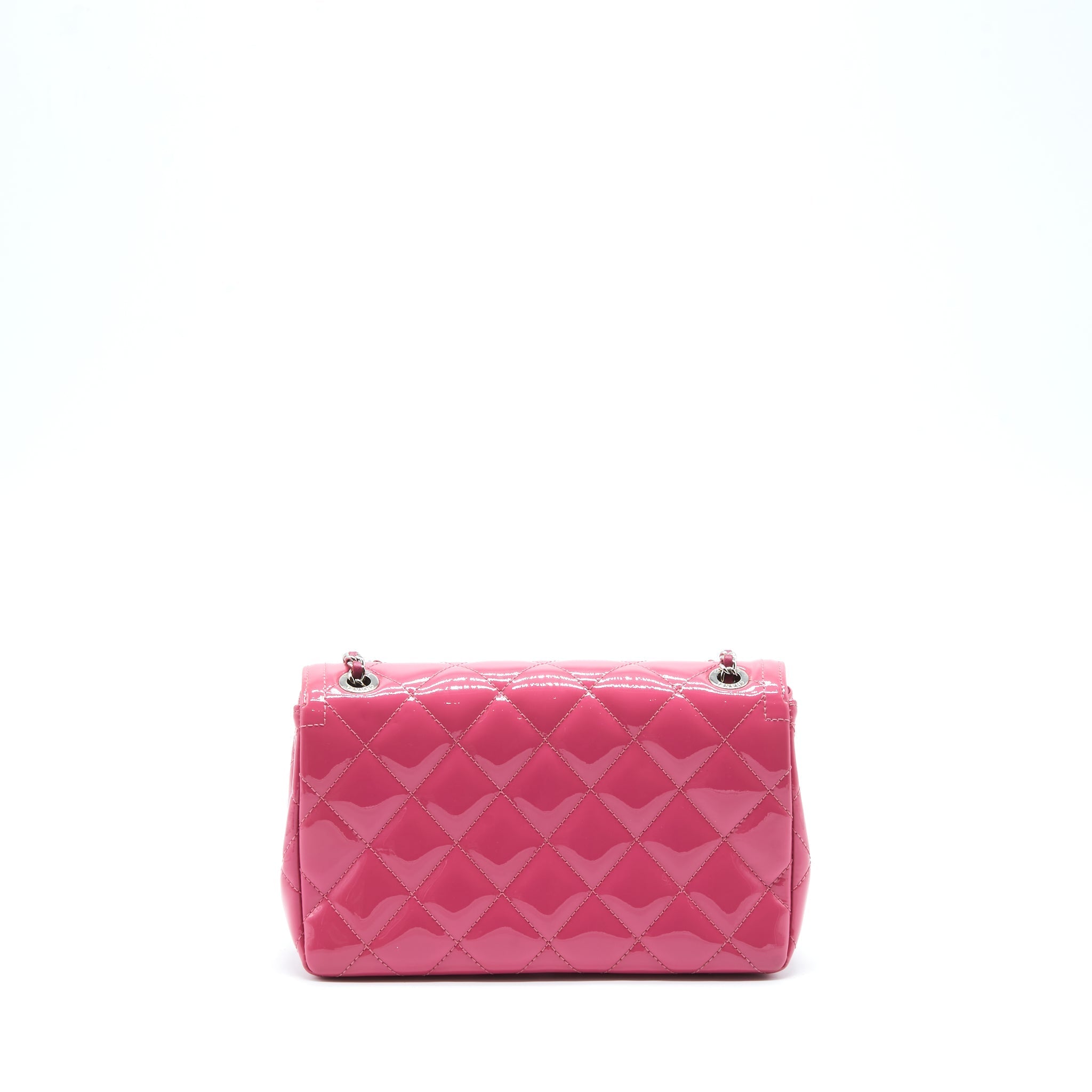 Chanel Coco Shine Flap Bag Patent Pink