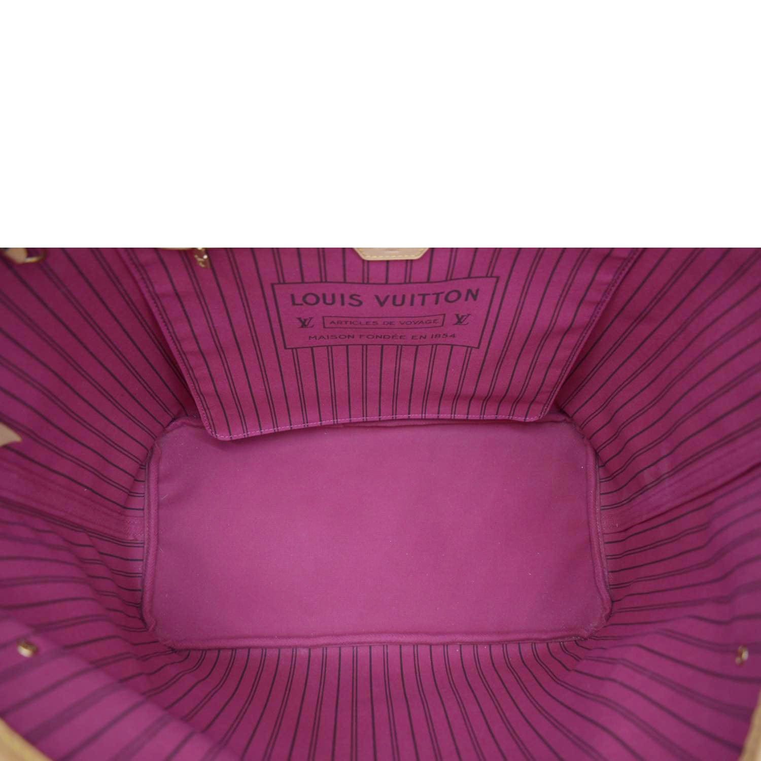 LOUIS VUITTON Neverfull GM Monogram Canvas Tote Bag Brown
