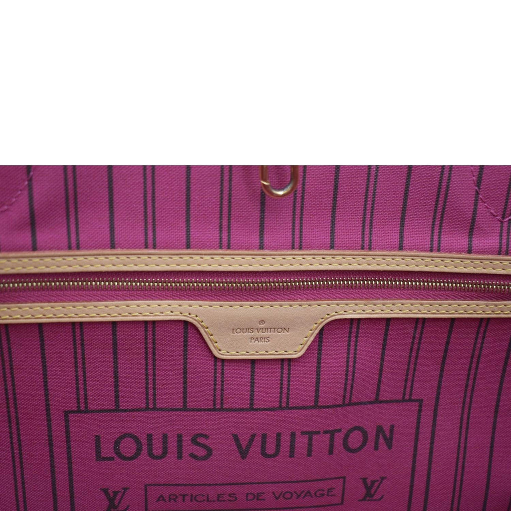 LOUIS VUITTON Neverfull GM Monogram Canvas Tote Bag Brown