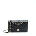 Chanel Medium Classic Double Flap Bag Caviar Black