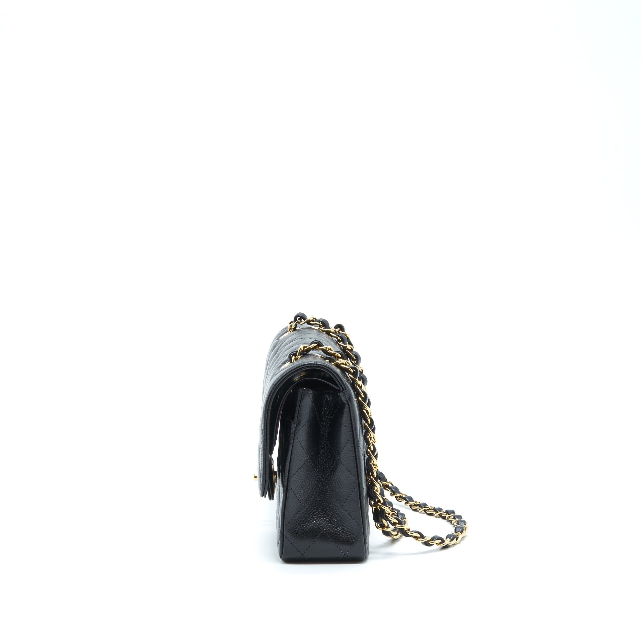 Chanel Medium Classic Double Flap Bag Caviar Black