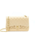 Chanel Jumbo Classic Double Flap Bag Lambskin Beige L