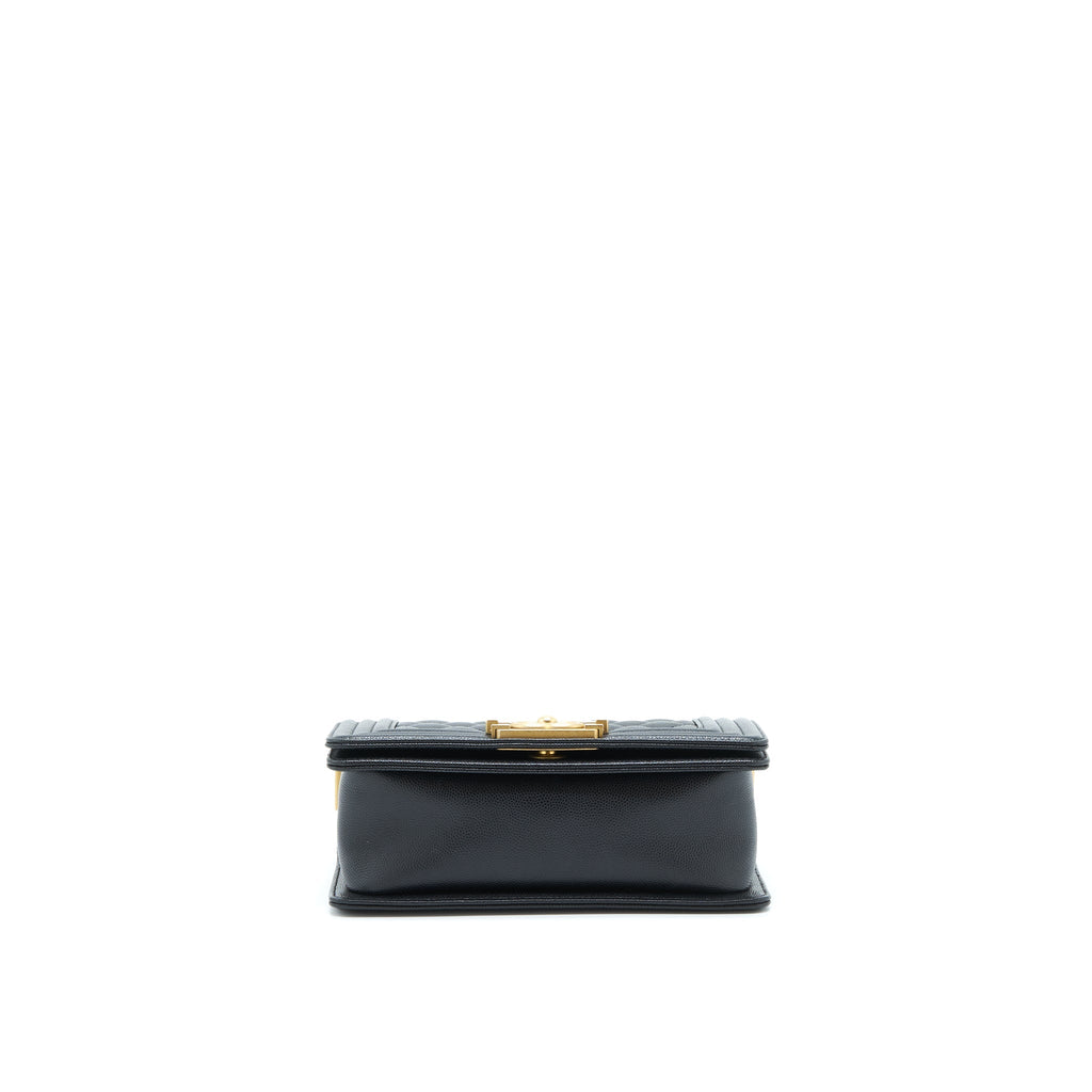 Chanel Small Boy Bag Caviar Black