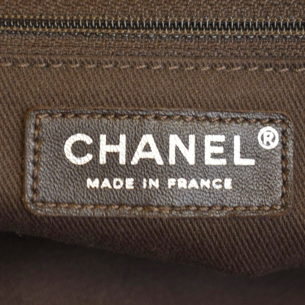 CHANEL Shopping in Moscow Quilted Calfskin Leather Tote Bag Bronze