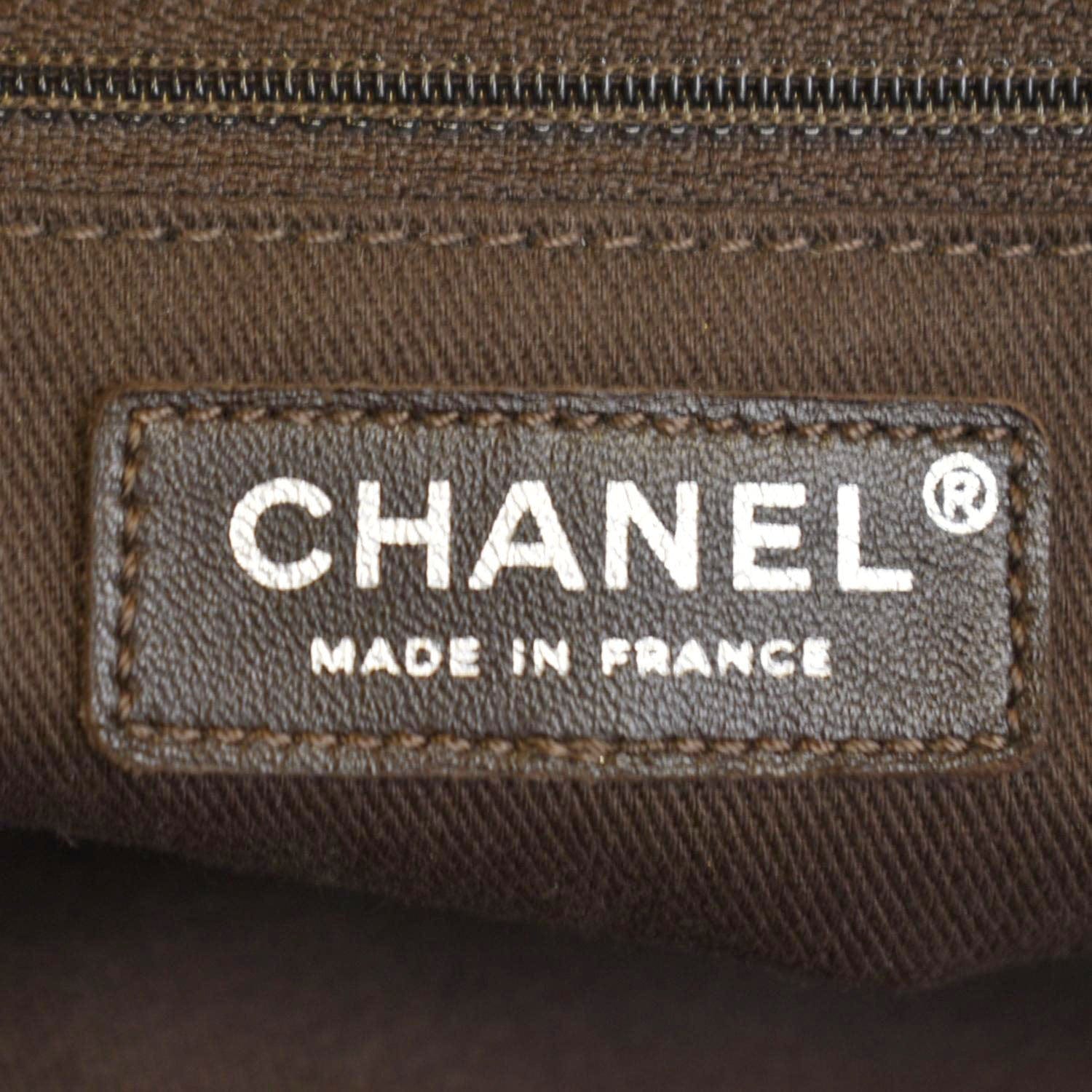 CHANEL Shopping in Moscow Quilted Calfskin Leather Tote Bag Bronze