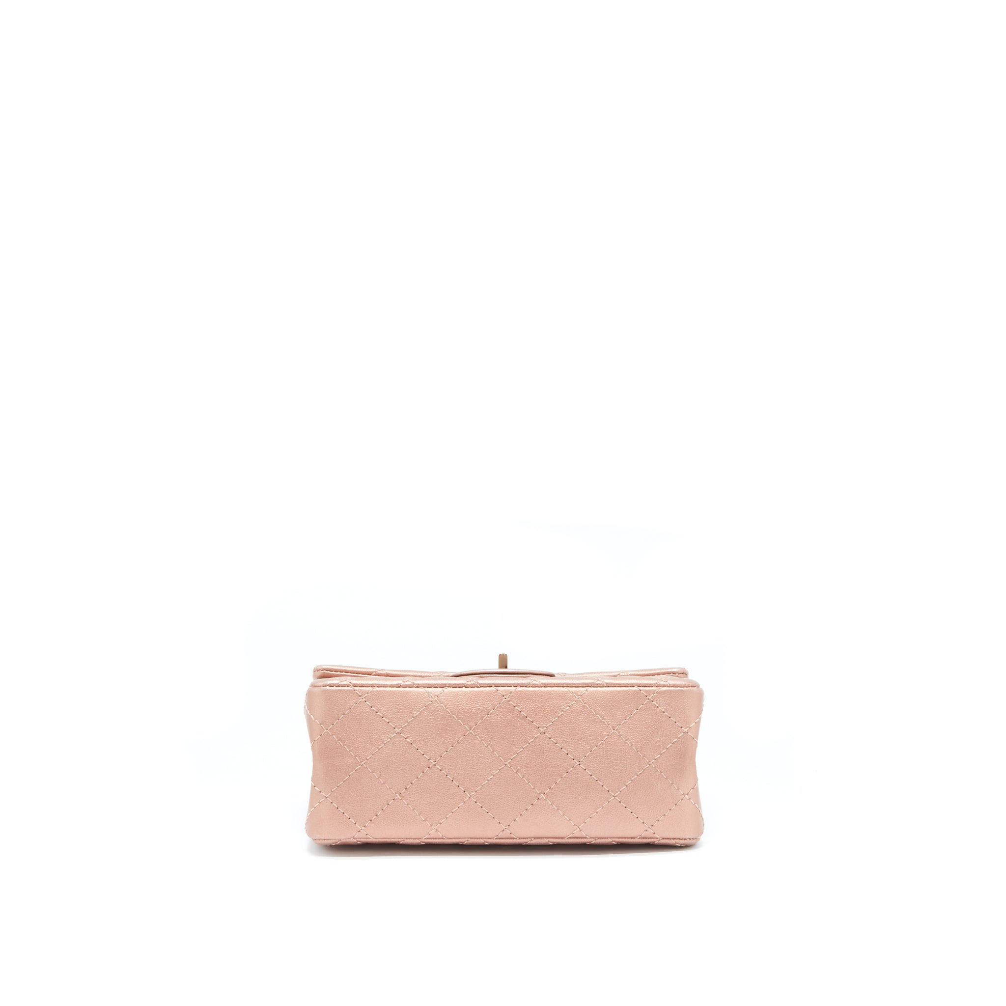Chanel Mini 2.55 Reissue Flap Bag Calfskin Metallic Pink