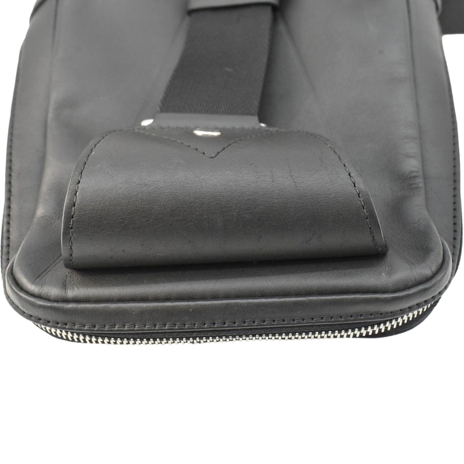 LOUIS VUITTON Avenue Sling Damier Graphite Backpack Bag Black