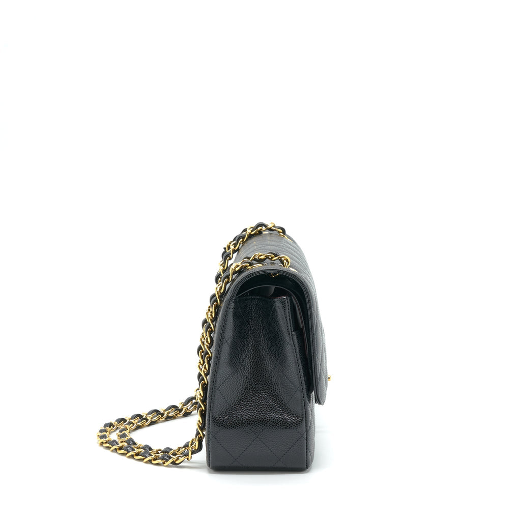 Chanel Jumbo Classic Double Flap Bag Caviar Black