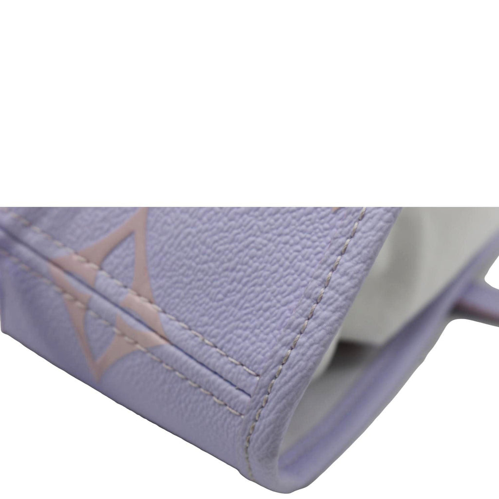 LOUIS VUITTON Neverfull MM Monogram Giant Canvas Tote Bag Sunrise Pastel