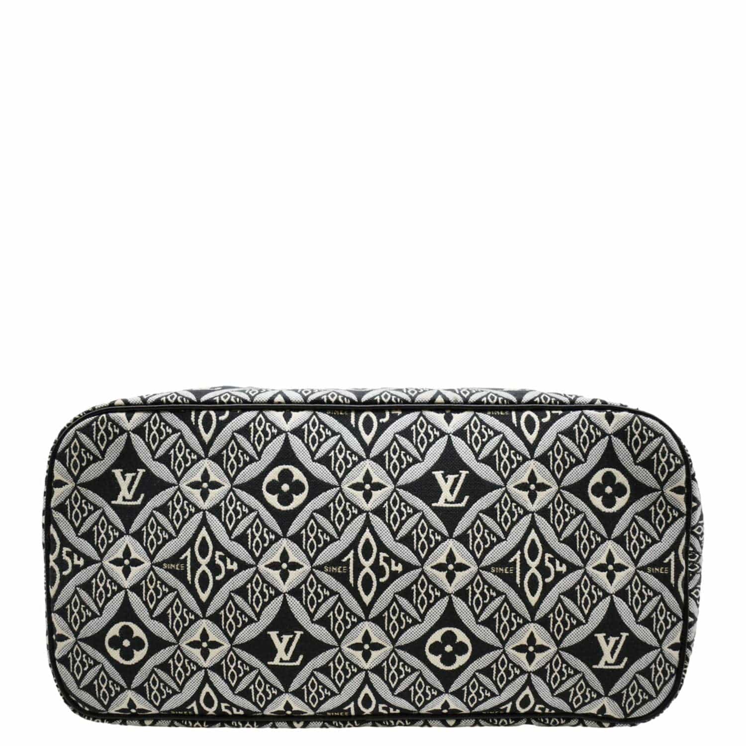 LOUIS VUITTON Since 1854 Neverfull MM Jacquard Shoulder Bag Black