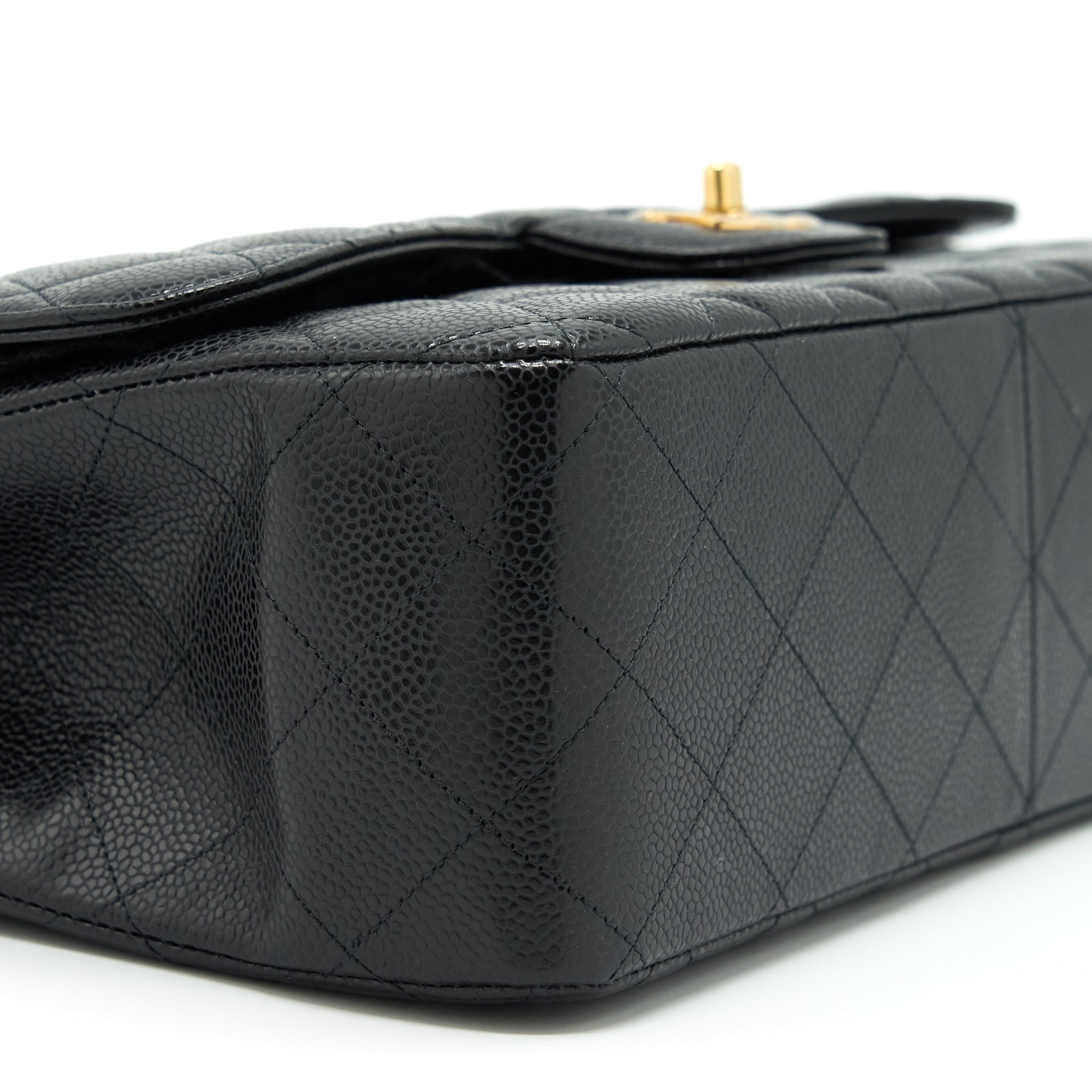 Chanel Jumbo Classic Double Flap Bag Caviar Black