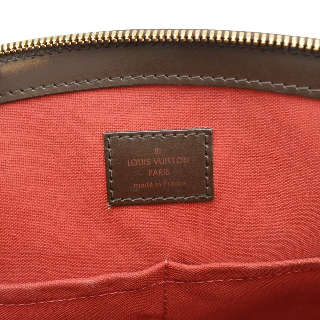 LOUIS VUITTON Verona MM Damier Ebene Shoulder Bag Brown