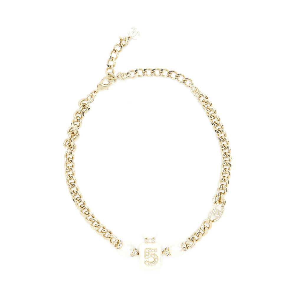 Chanel 22S Perfume Bottle Necklace/Choker L