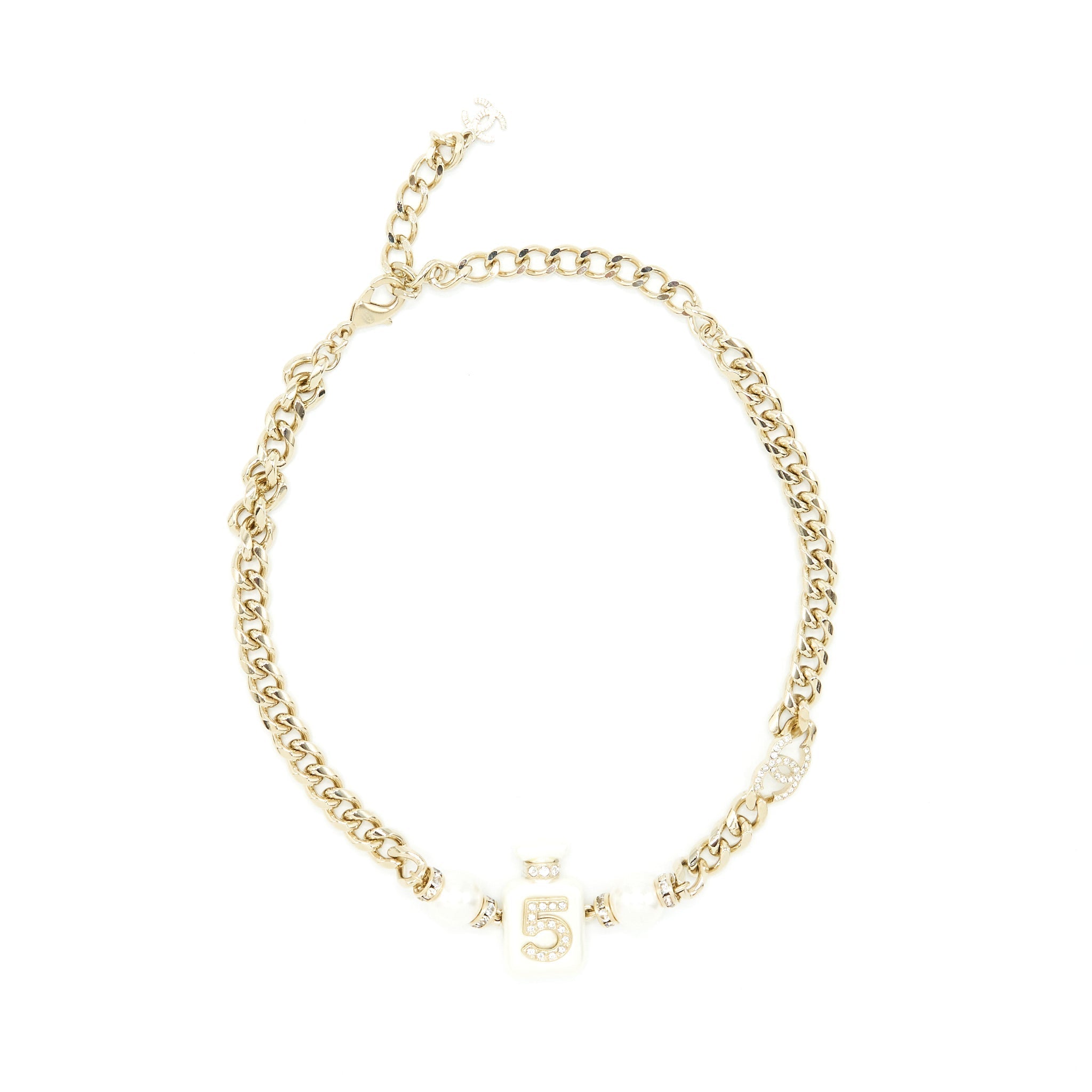 Chanel 22S Perfume Bottle Necklace/Choker L