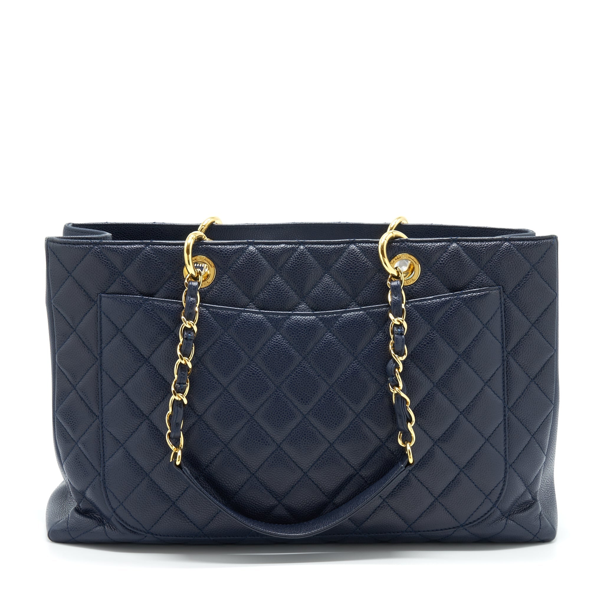 Chanel Grand Shopping Tote XL Caviar Navy