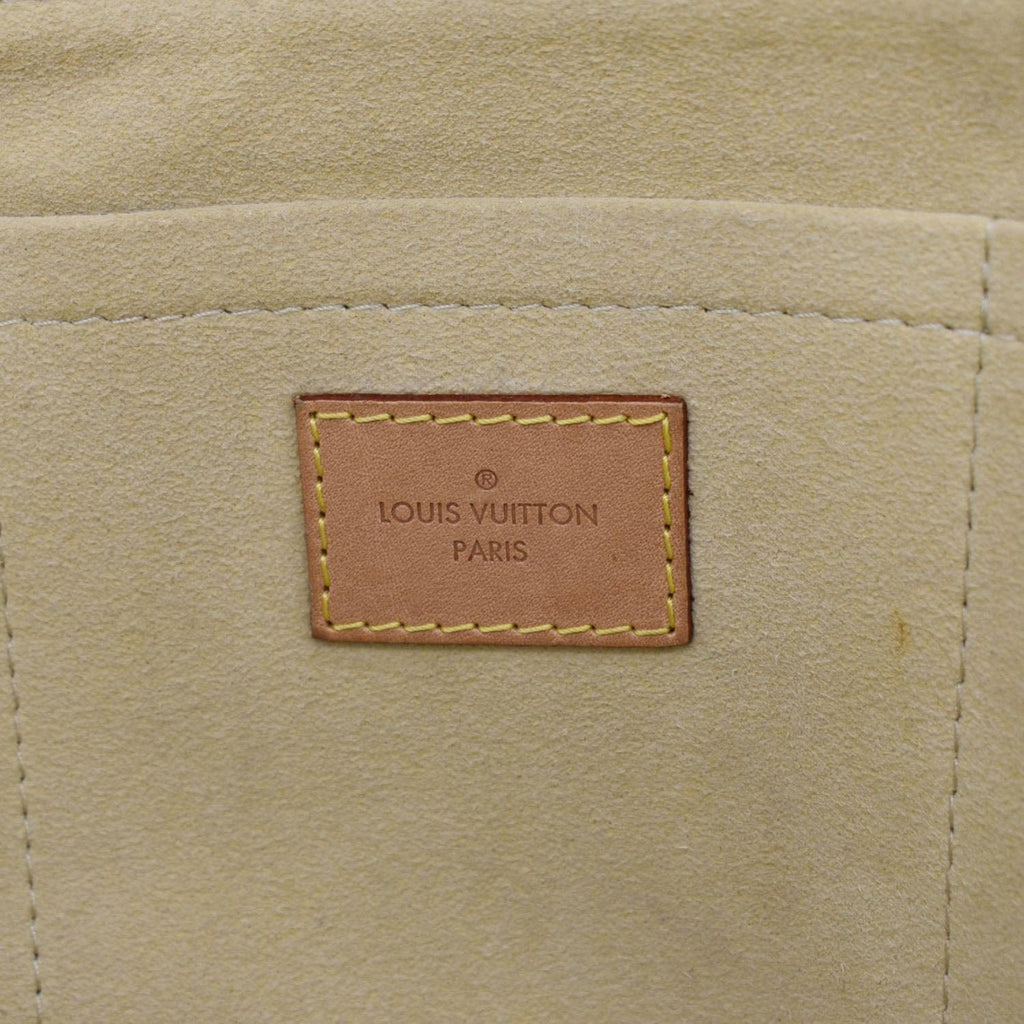 LOUIS VUITTON Salina PM Damier Azur Shoulder Bag White