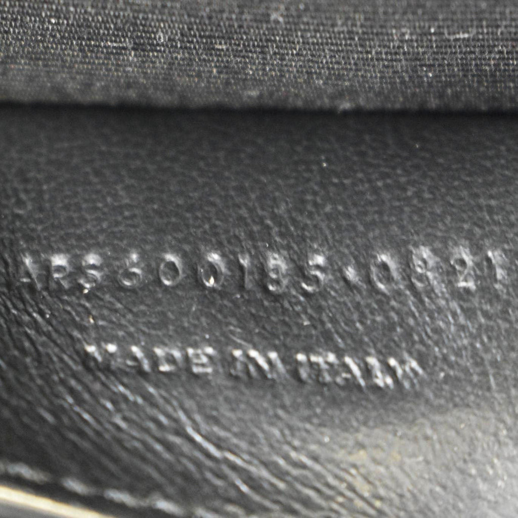 YVES SAINT LAURENT Envelope Medium Mixed Matelasse Leather Shoulder Bag Black