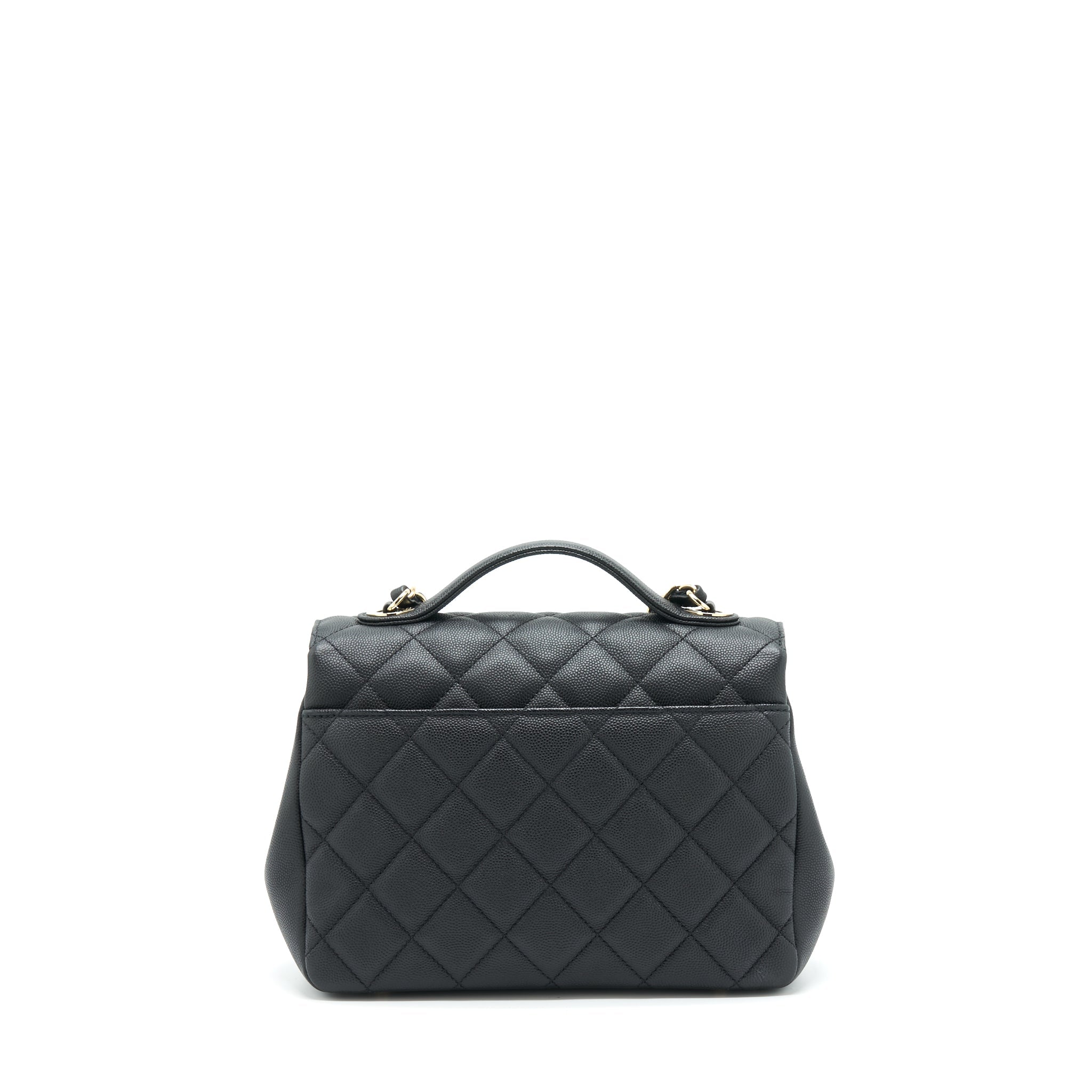 Chanel Medium Business Affinity Caviar Black L