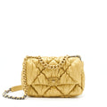 Chanel Small 19 Bag Limited Edition Lambskin Gold With Gold/Silver Hardware