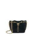 Chanel Bucket Bag Velvet Black