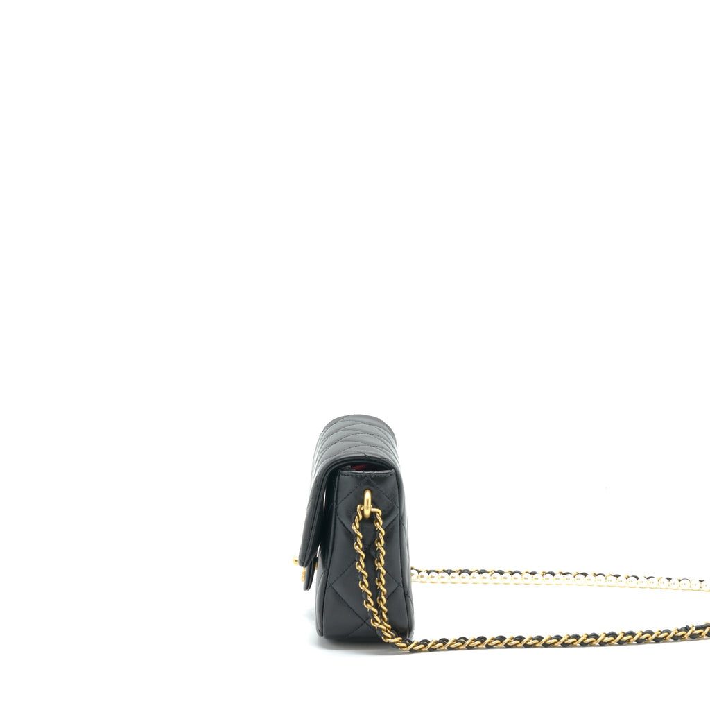 Chanel My Perfect Mini Flap Bag Lambskin Black