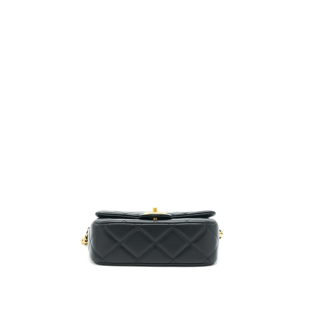 Chanel My Perfect Mini Flap Bag Lambskin Black