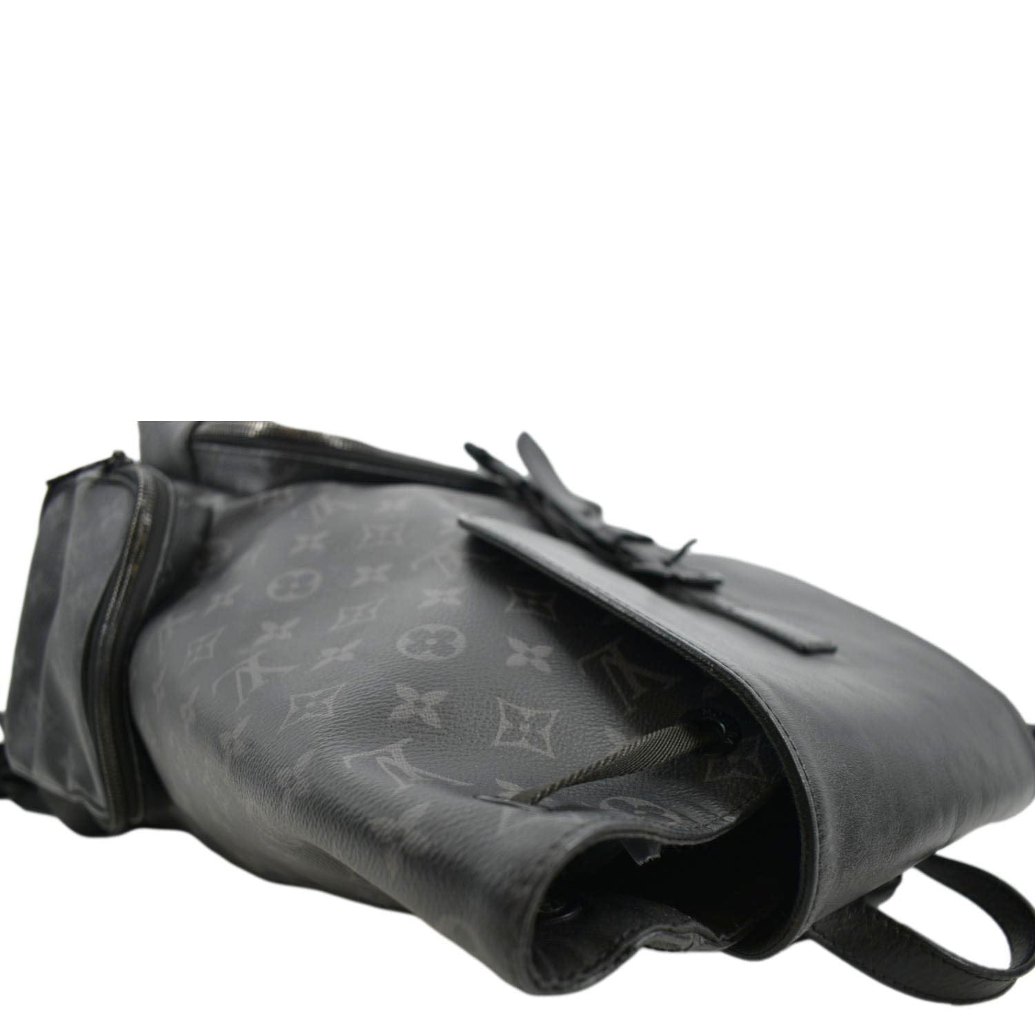 LOUIS VUITTON Trio Mnogram Eclipse Backpack Bag Black