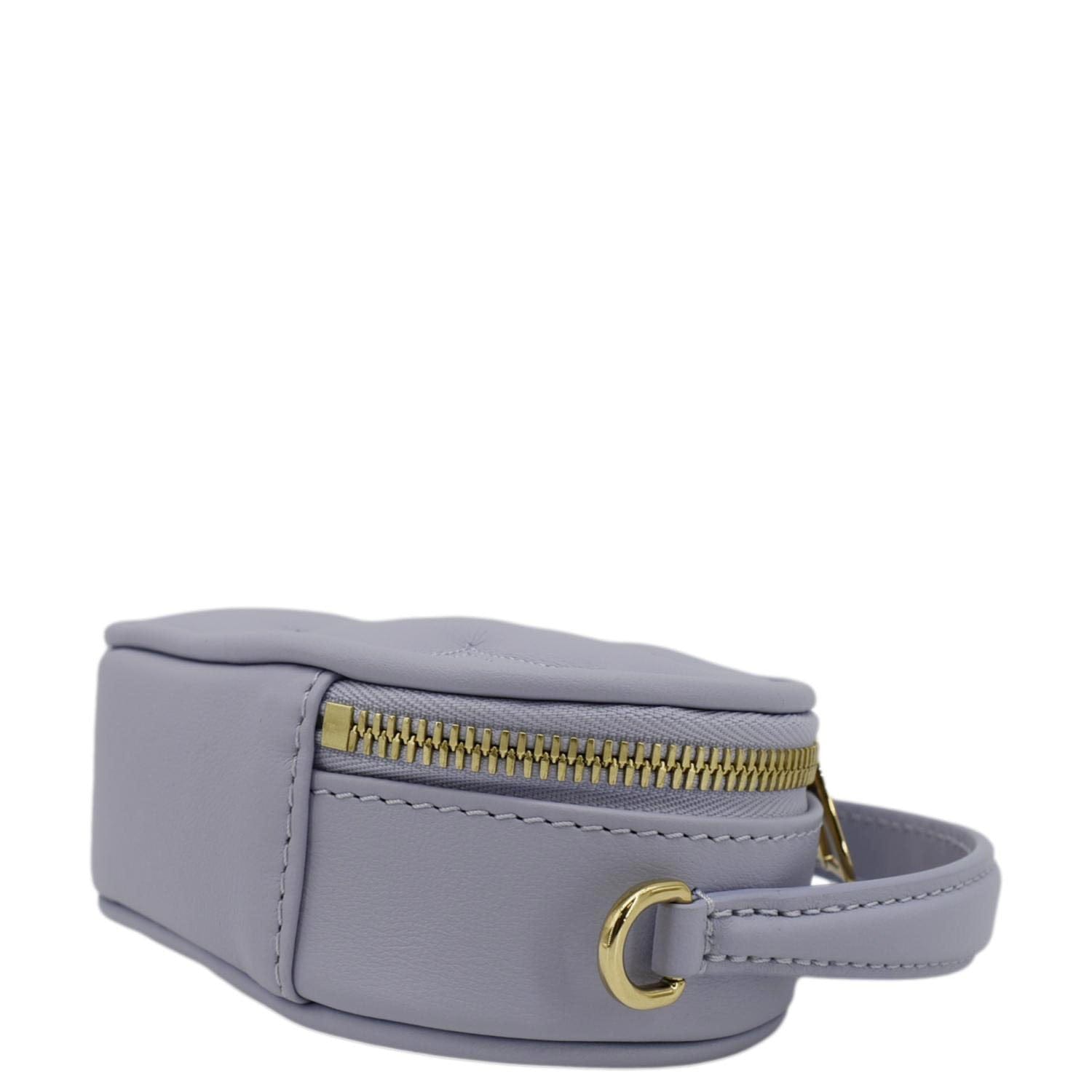LOUIS VUITTON Pop My Heart Monogram Leather Shoulder Bag Purple