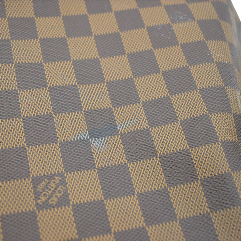 LOUIS VUITTON Neverfull GM Damier Ebene Tote Shoulder Bag Brown