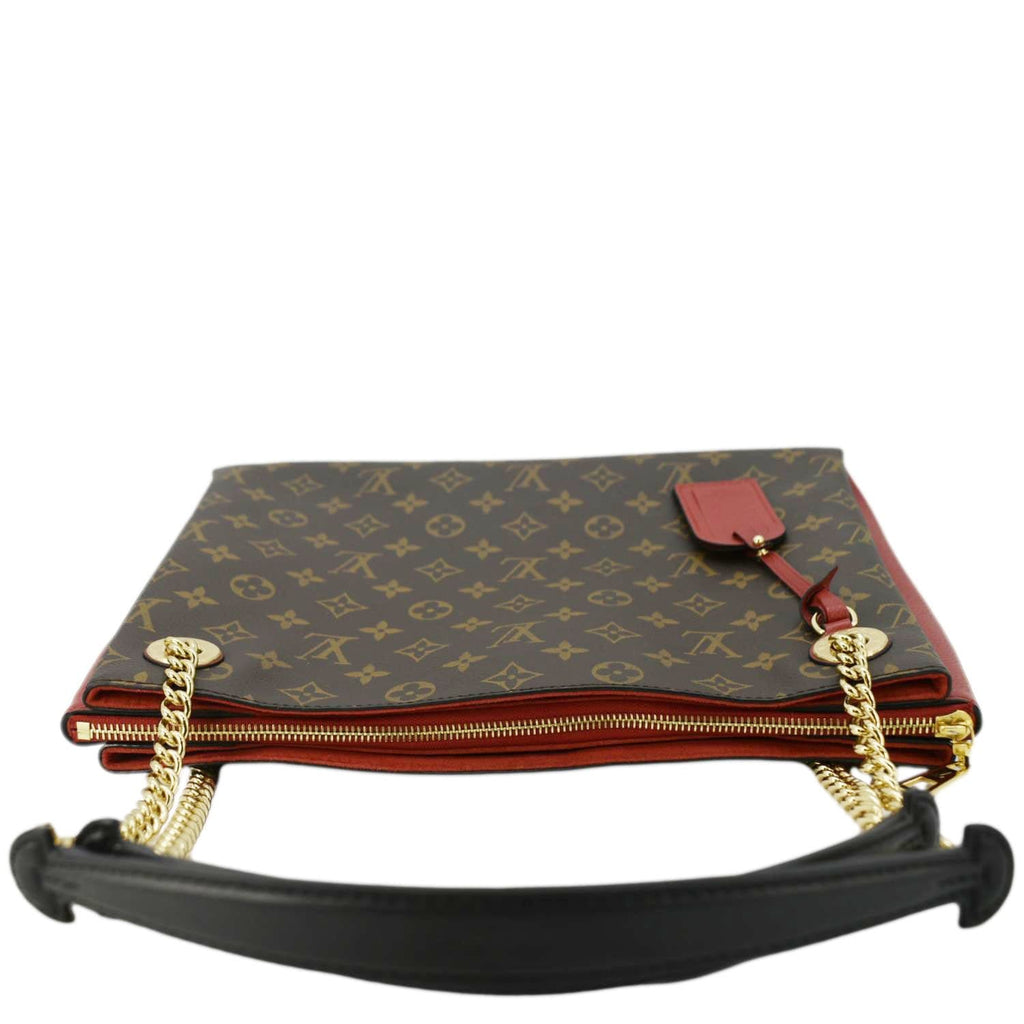 LOUIS VUITTON Surene MM Monogram Canvas Shoulder Bag Cherry