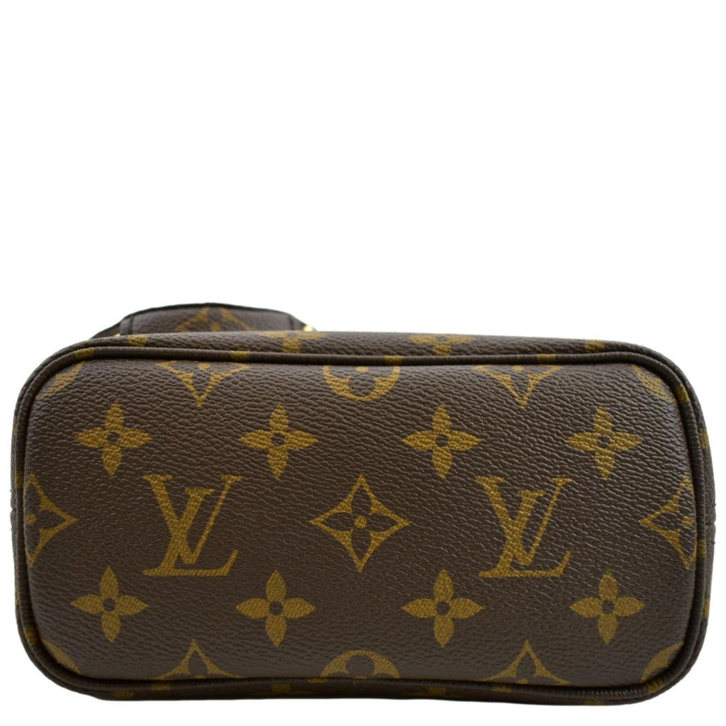 LOUIS VUITTON Neverfull BB Monogram Canvas Tote Shoulder Bag Brown