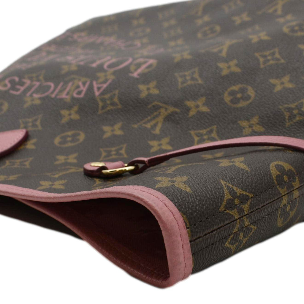 LOUIS VUITTON Neverfull GM Articles De Voyages Monogram Canvas Tote Bag Brown