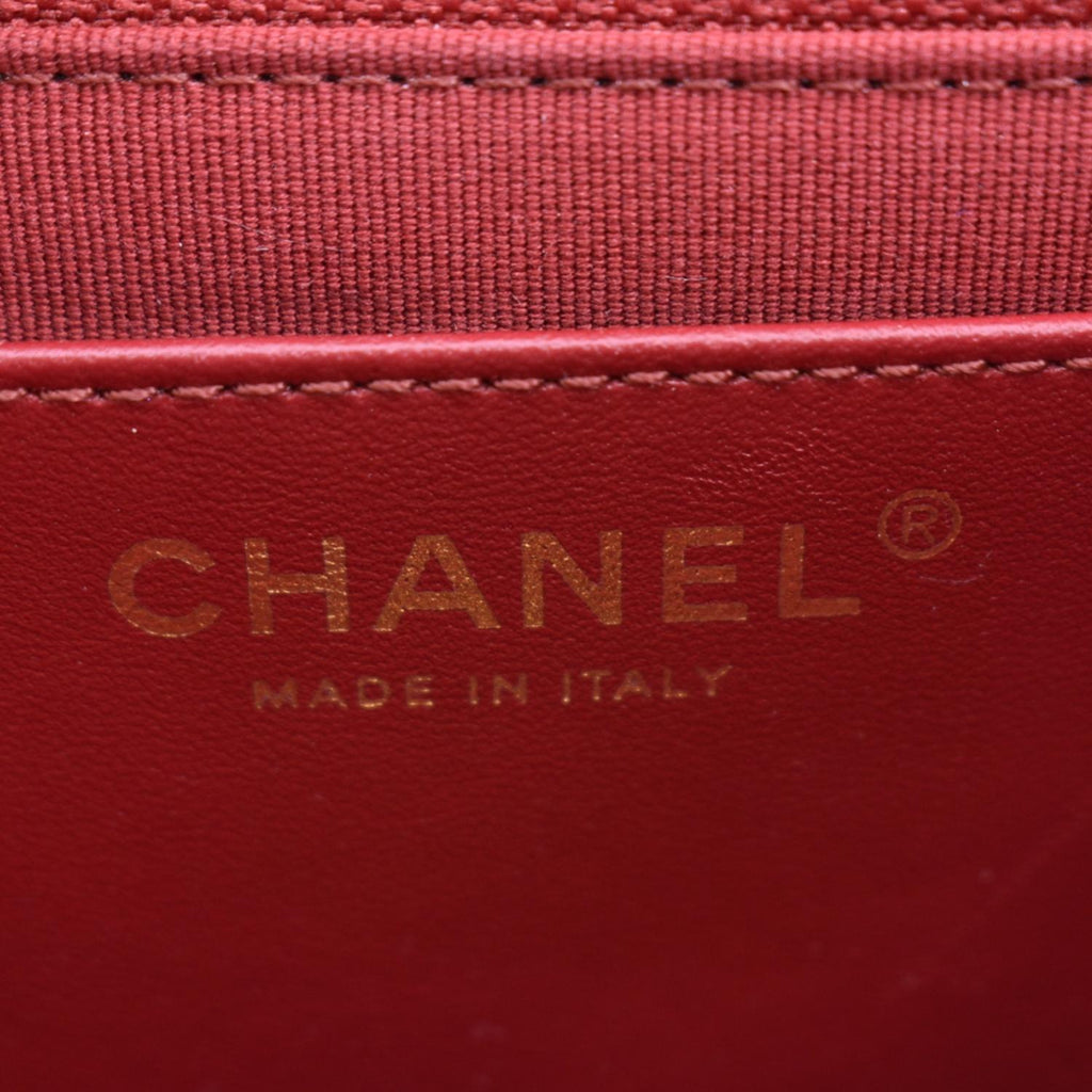 CHANEL Small Pillow Crush Flap Quilted Leather Shoulder Bag Red