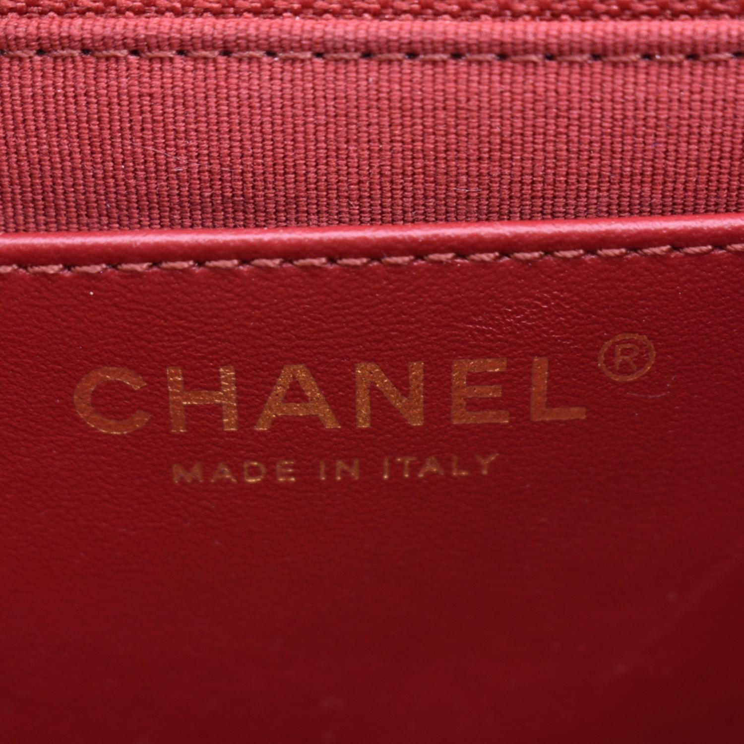 CHANEL Small Pillow Crush Flap Quilted Leather Shoulder Bag Red