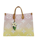 LOUIS VUITTON Pool Onthego GM Monogram Canvas Tote Bag Pink
