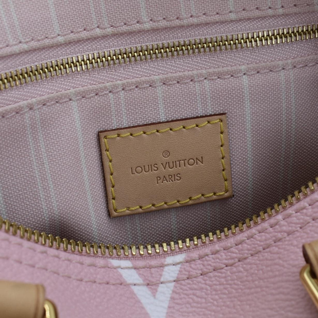 LOUIS VUITTON Speedy Bandouliere 25 By The Pool Giant Monogram Shoulder Bag Multicolor