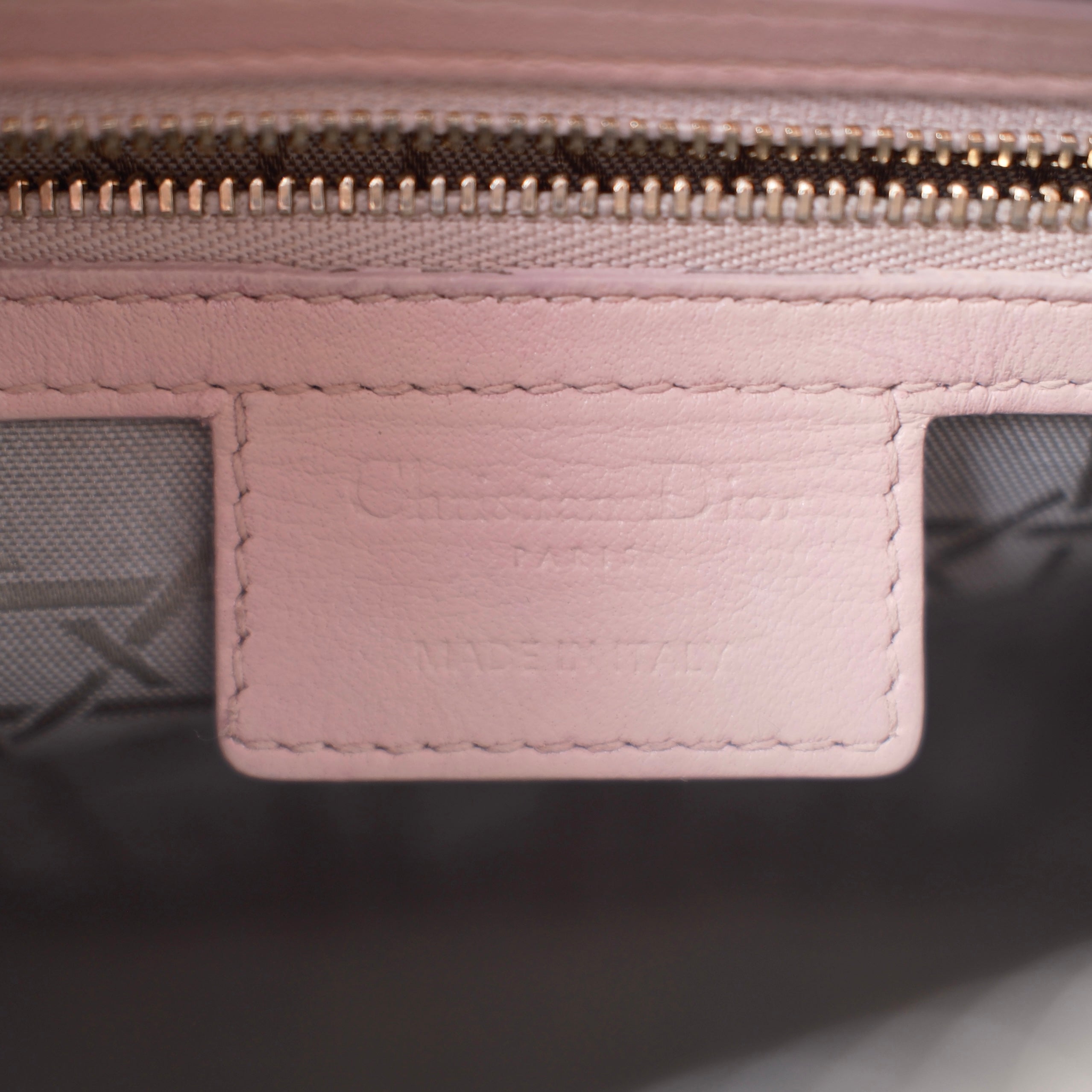 Christian Dior Medium Lambskin Pink
