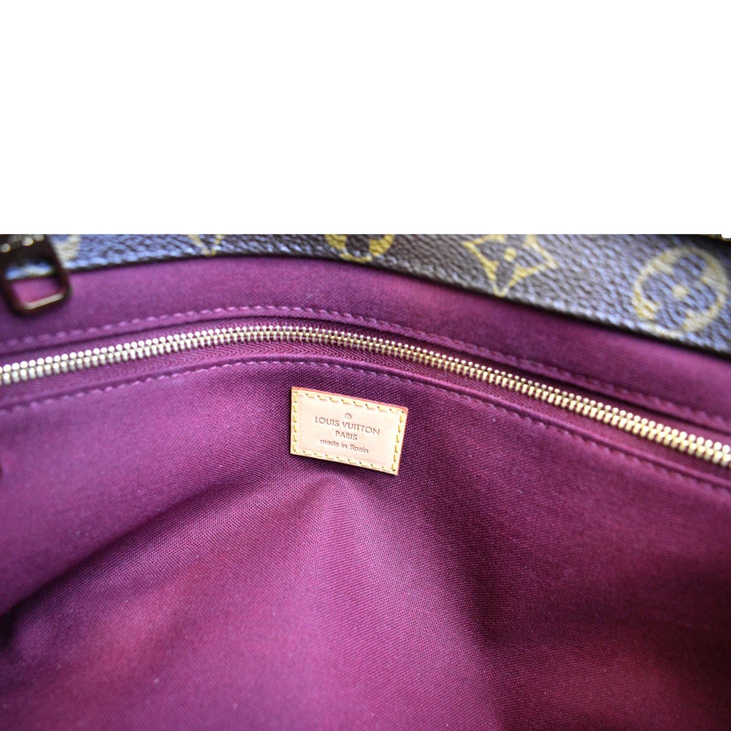 LOUIS VUITTON Raspail PM Monogram Canvas Shoulder Bag Brown