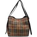 BURBERRY Canterbury Haymarket Check Tote Bag Multicolor