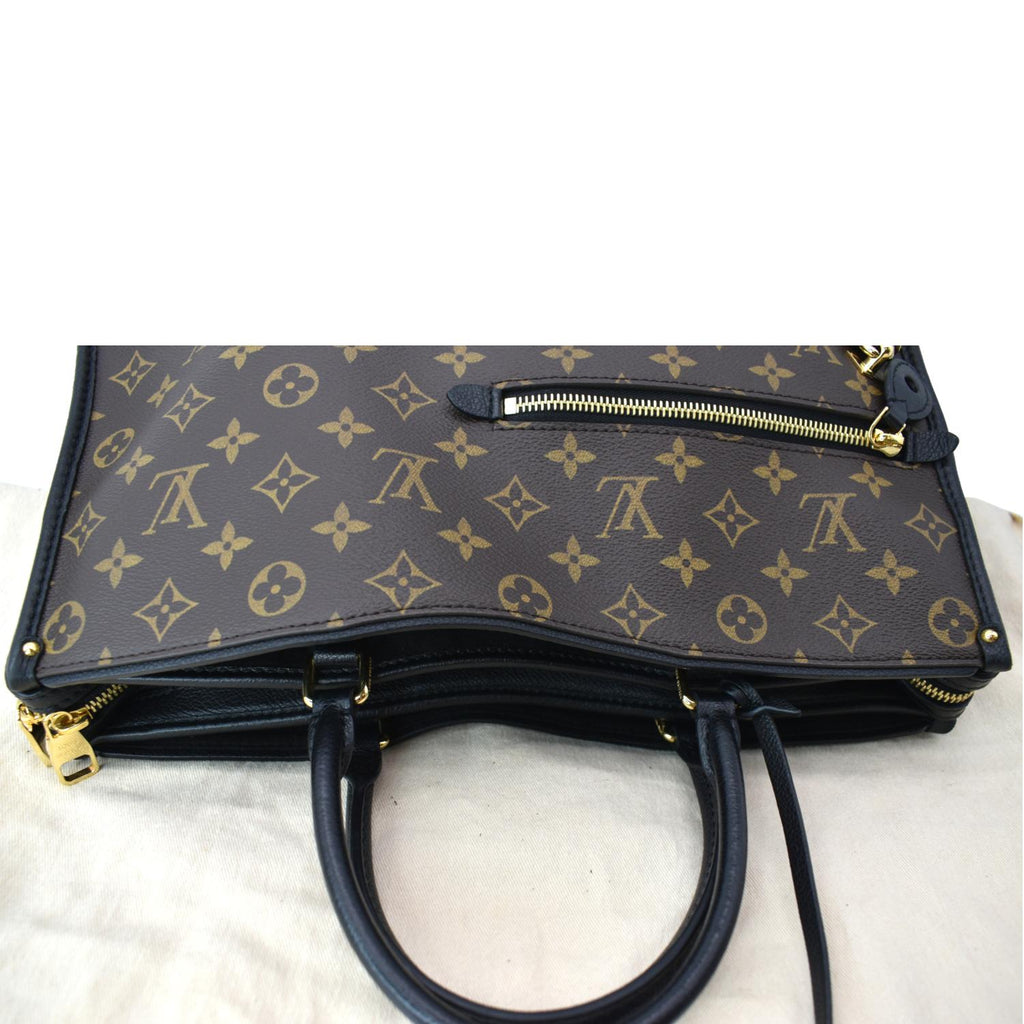 LOUIS VUITTON Popincourt NM Monogram Canvas Tote Bag Brown