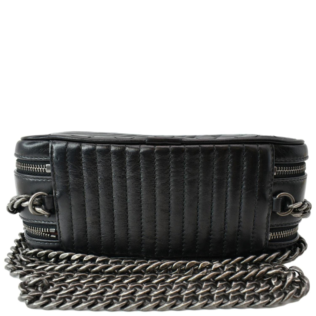 CHANEL Coco Boy Small Quilted Lambskin Camera Case Shoulder Bag Black - Hot Deals