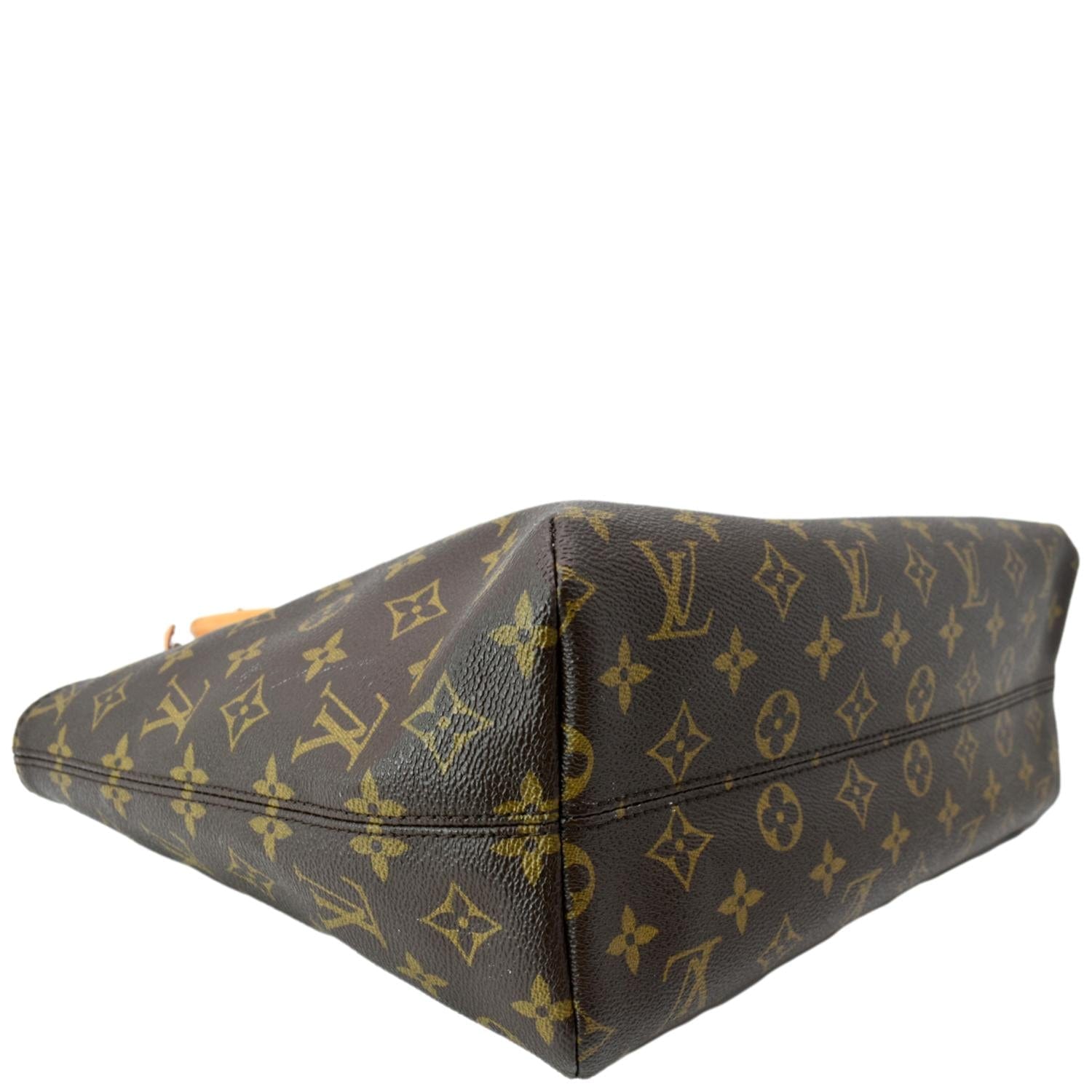 LOUIS VUITTON Raspail PM Monogram Canvas Shoulder Bag Brown