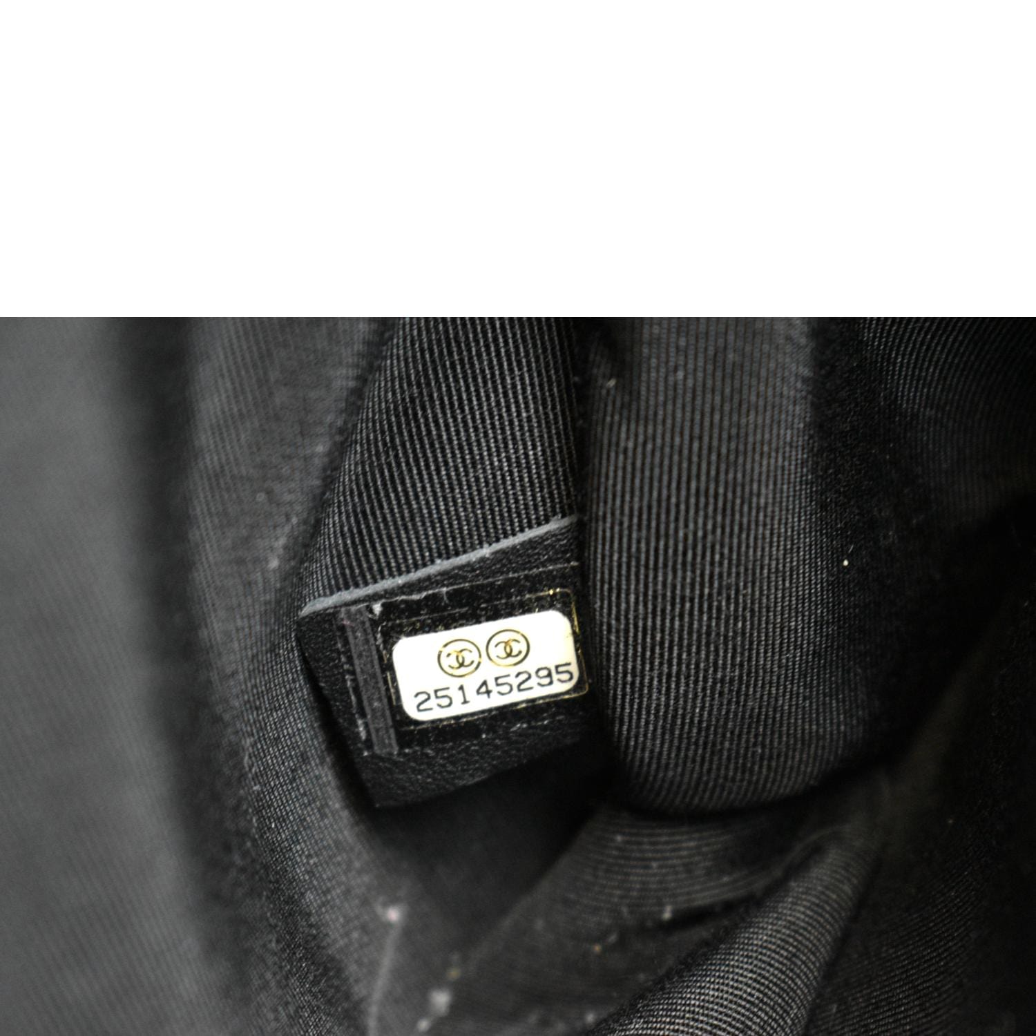 CHANEL Box CC Flap Quilted Leather Shoulder Bag Black