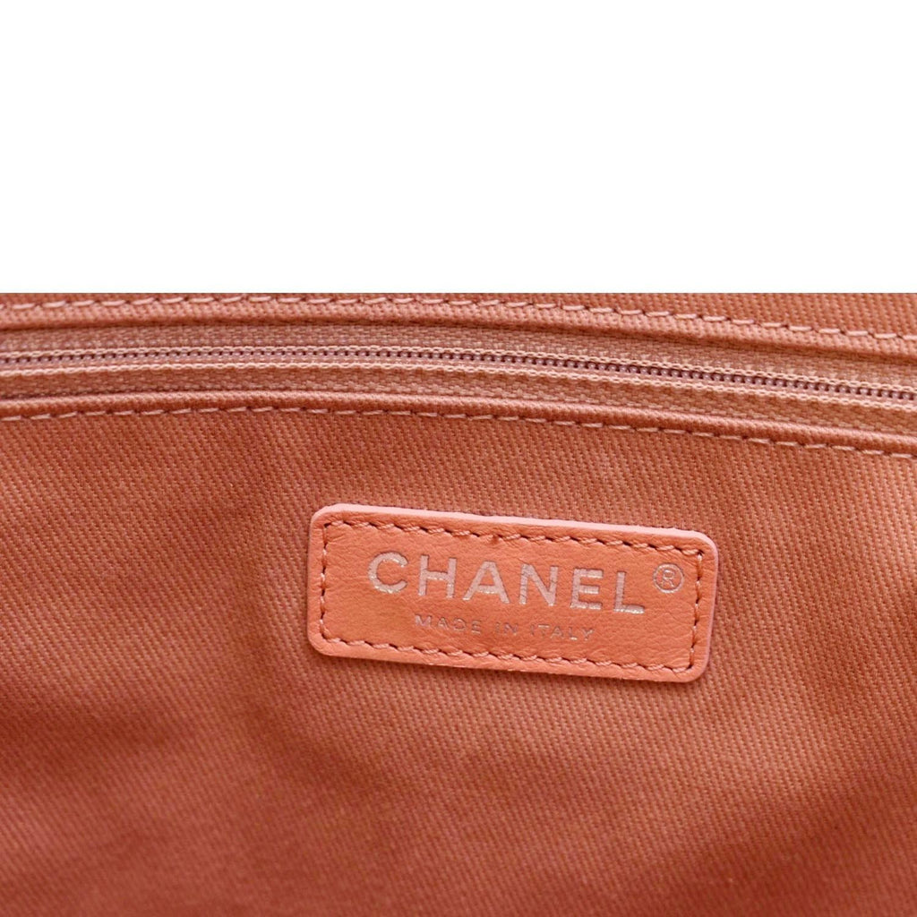 CHANEL Deauville Large Raffia Shopping Tote Bag Pink