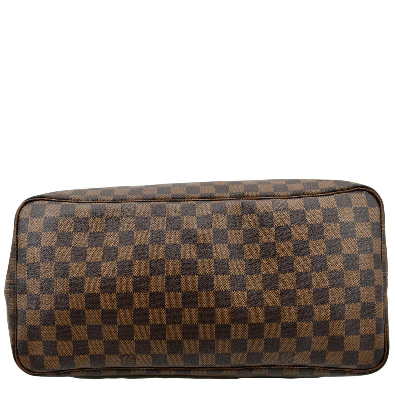 LOUIS VUITTON Neverfull GM Damier Ebene Tote Shoulder Bag Brown