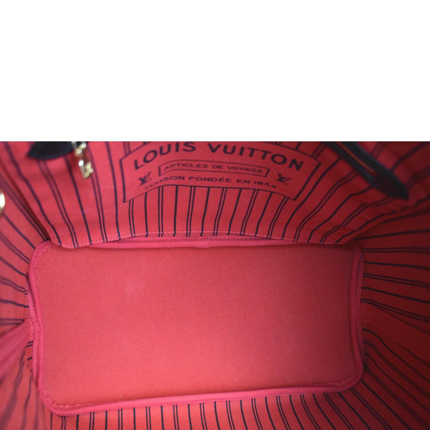 Louis Vuitton Neverfull World Tour Monogram Canvas Tote Bag Brown