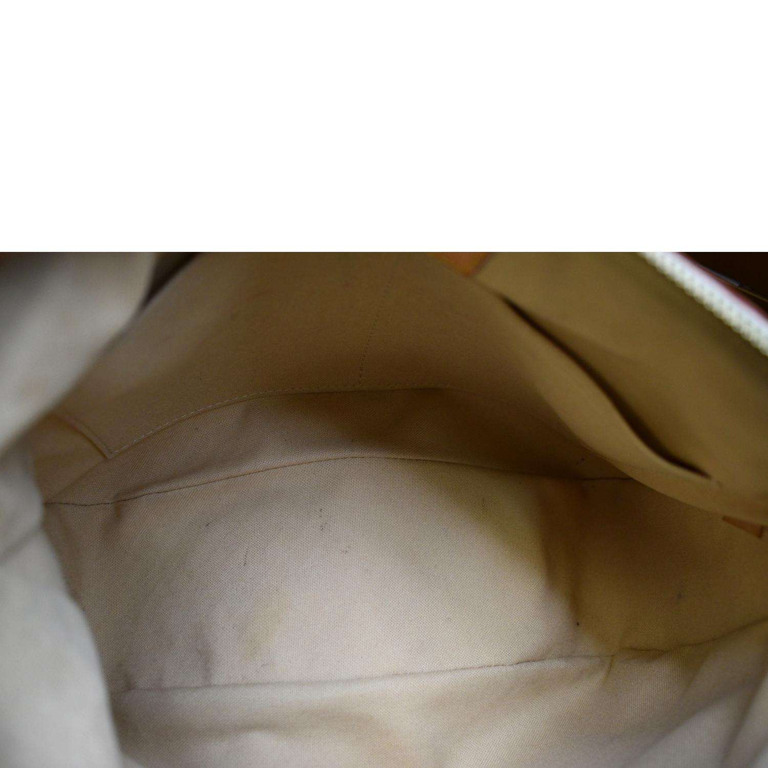 LOUIS VUITTON Siracusa PM Damier Azur Shoulder Bag White