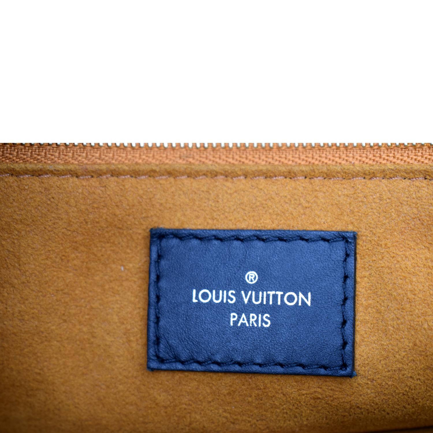 LOUIS VUITTON Onthego GM Monogram Empreinte Leather Tote Bag Black - New Year Deals
